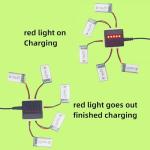 5PCS 3.7V 400mah Battery & 5-in-1 Charger for Quadcopter Drone