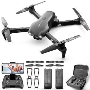 RADCLO Mini Drone 1080P HD Camera, Foldable, Carrying Case