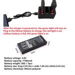 2PCS 1100mah Lithium Battery & Charger for DJI Tello