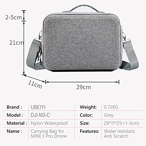 UBEIYI Storage Bag for DJI Mini Pro 3