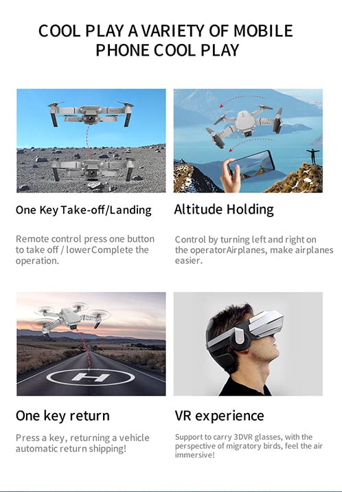 GOHAPHE GPS Drone E88 Pro with Dual Camera