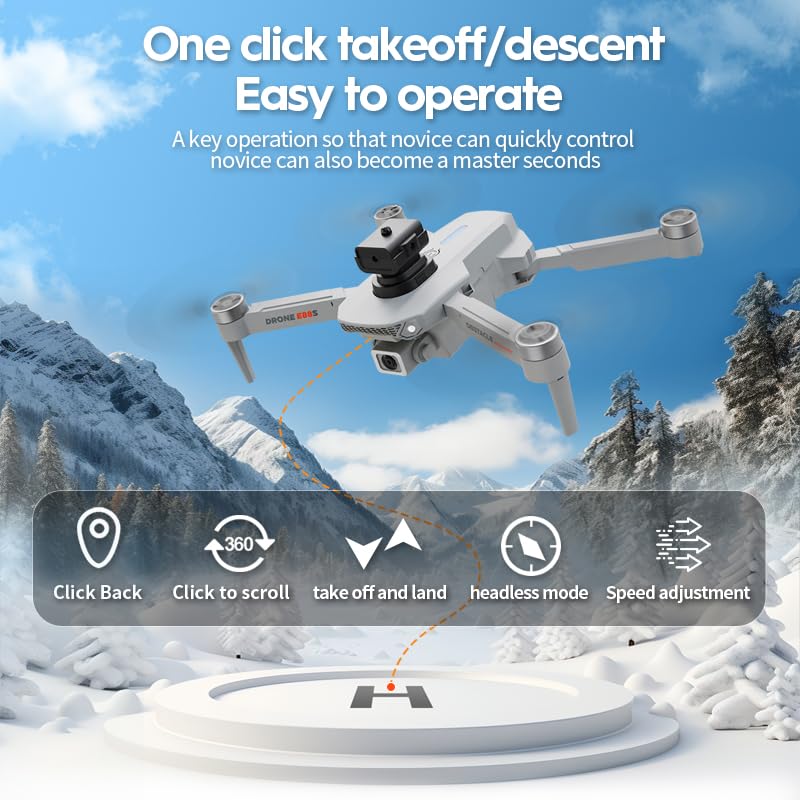 Dual 1080P Camera GPS Drone for Adults/Begginers