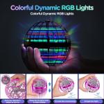 Zookao Hand Controlled Mini Drone with Rotating Lights