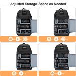 MOSISO Camera Sling Bag for Canon/Nikon/Sony/Fuji, Black