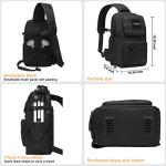 MOSISO Camera Sling Bag for Canon/Nikon/Sony/Fuji, Black