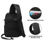 MOSISO Camera Sling Bag for Canon/Nikon/Sony/Fuji, Black