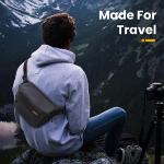 TARION Compact Waterproof Camera Sling Bag Black