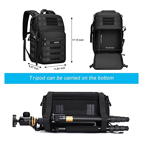 MOSISO Drone Camera Backpack, Black (8 words)