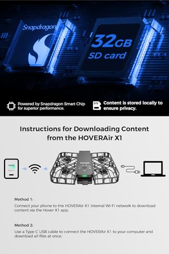 HOVERAir X1 Self-Flying Pocket-Sized Drone Combo