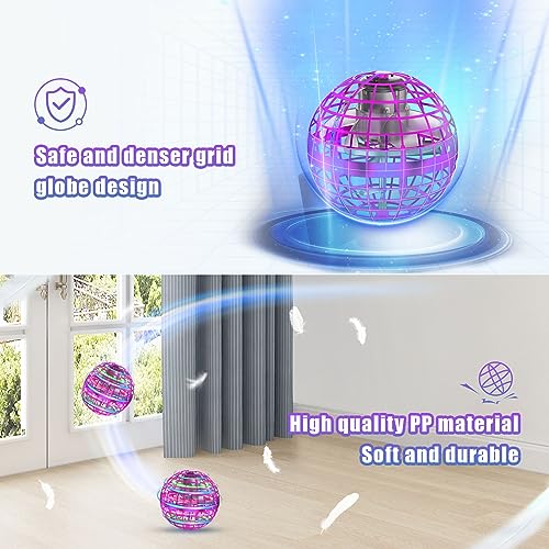 XINHOME Pink Hover Ball: Flying Spinner Mini Drone