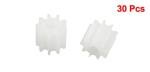 30-Pack RC Model Plastic Motor Gear Pinion, 5.5mm x 2mm