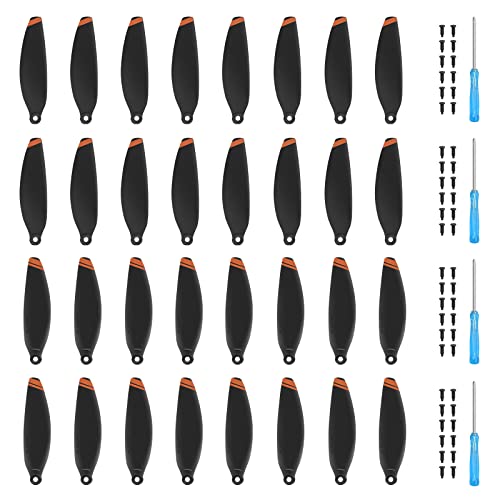 32pcs Orange Propellers for DJI Mini 2/SE Drone
