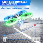 720P HD Camera Mini Drone for Kids and Adults, M2C Green