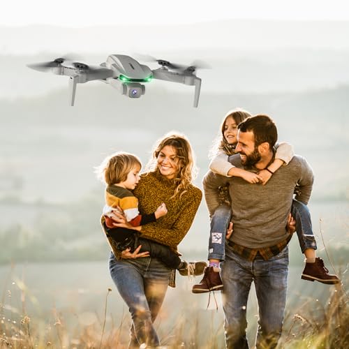 SIMREX X800 Foldable Quadcopter with 1080P Camera and RGB Lights