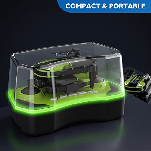 720P HD Camera Foldable Drone - Green