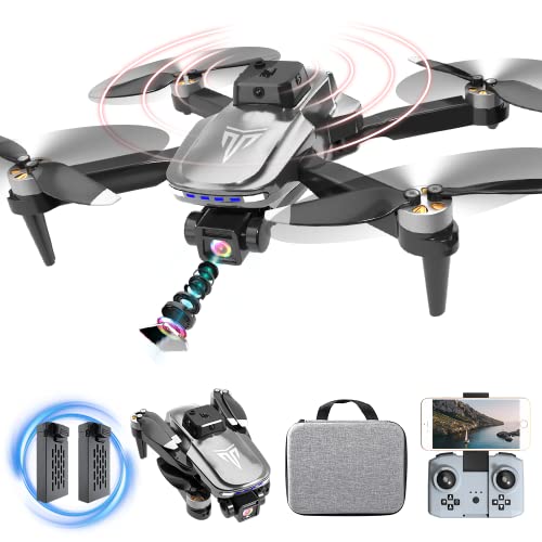 Foldable 4K Drone with Brushless Motor & Camera