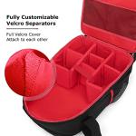 Drone Camera Backpack with Customizable Separators