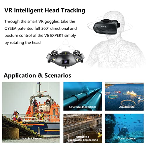 FIFISH V6 underwater drone with robotic arm