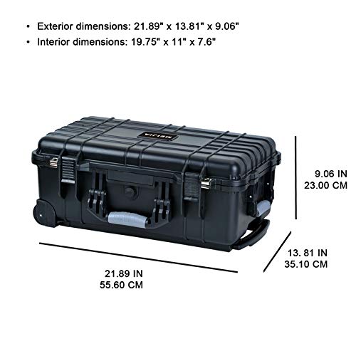 Rolling Waterproof Drone Case - FREESHIP