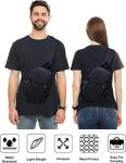 Compact Sling Crossbody Backpack with USB Port