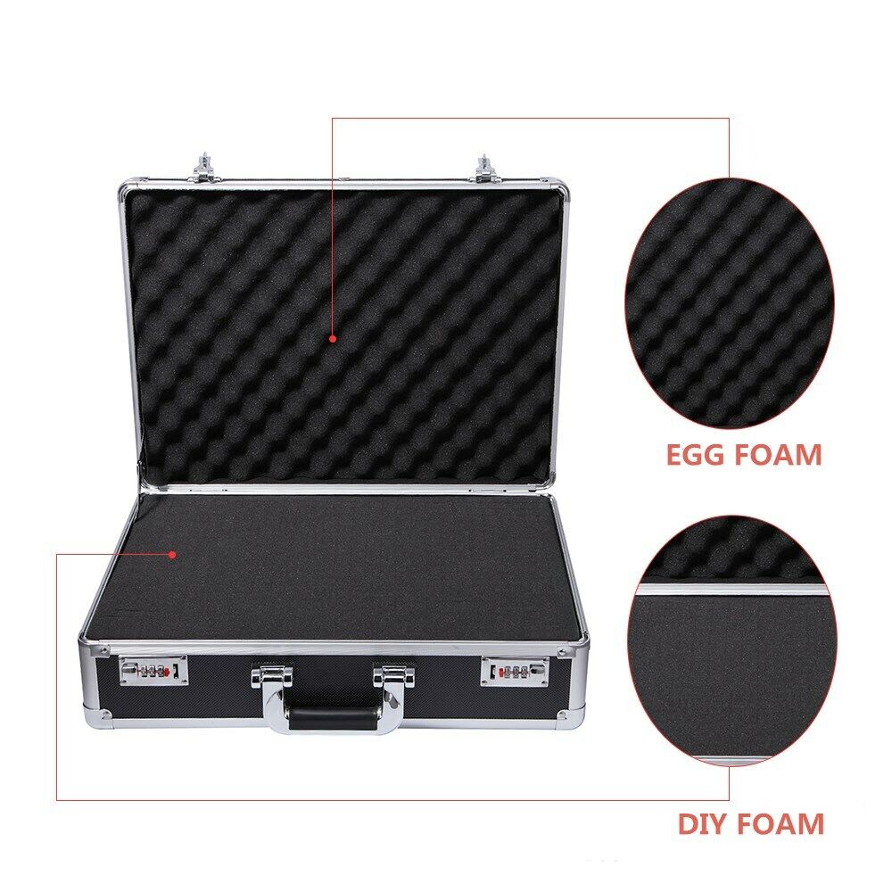 Black Medium Drone Case with Foam Padding