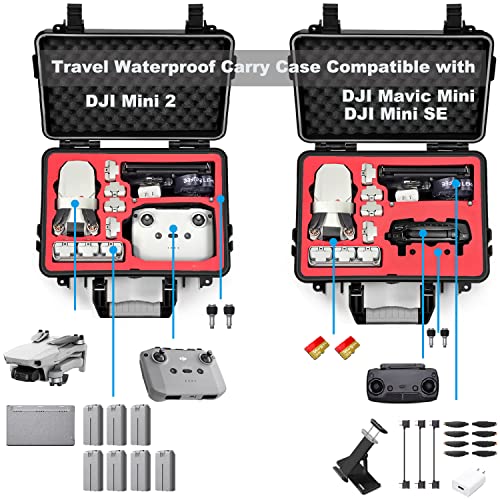 Waterproof carrying case for DJI Mini drones