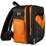 Orange Nylon Backpack for Drones and Cameras