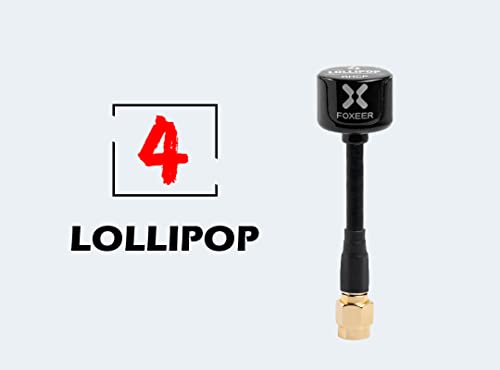 Black Foxeer Lollipop mini FPV antenna set
