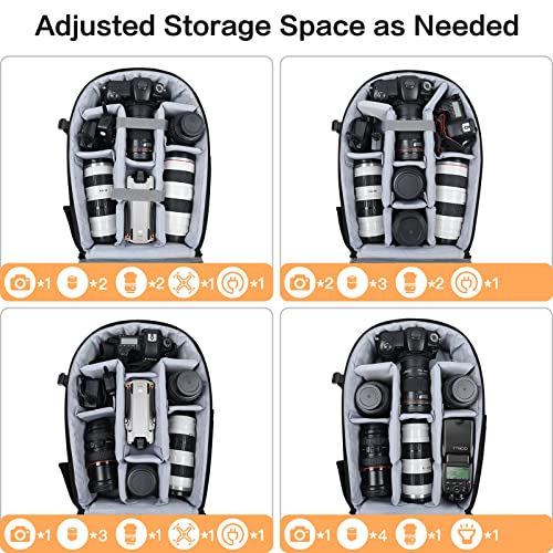 Waterproof Camera Backpack for DSLR/SLR/Mirrorless Cameras