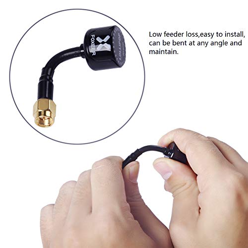 Black Foxeer Lollipop mini FPV antenna set