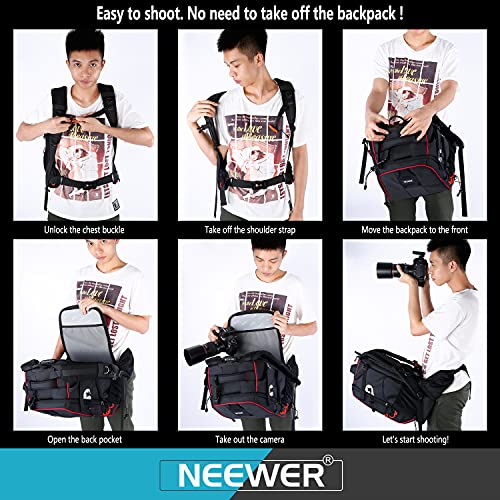 Waterproof Camera Backpack for DSLR & Drones