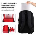 LUVODI Waterproof DSLR Camera Backpack (Red)