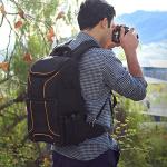 USA Gear DSLR Camera Backpack - Orange