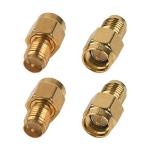 SMA Male to RP-SMA Female Connector (4pcs)