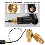 SMA Male to RP-SMA Female Connector (4pcs)