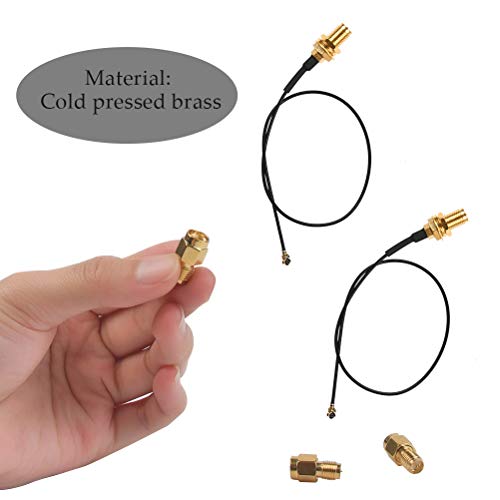 Gold Plated SMA to RP-SMA Connector Set