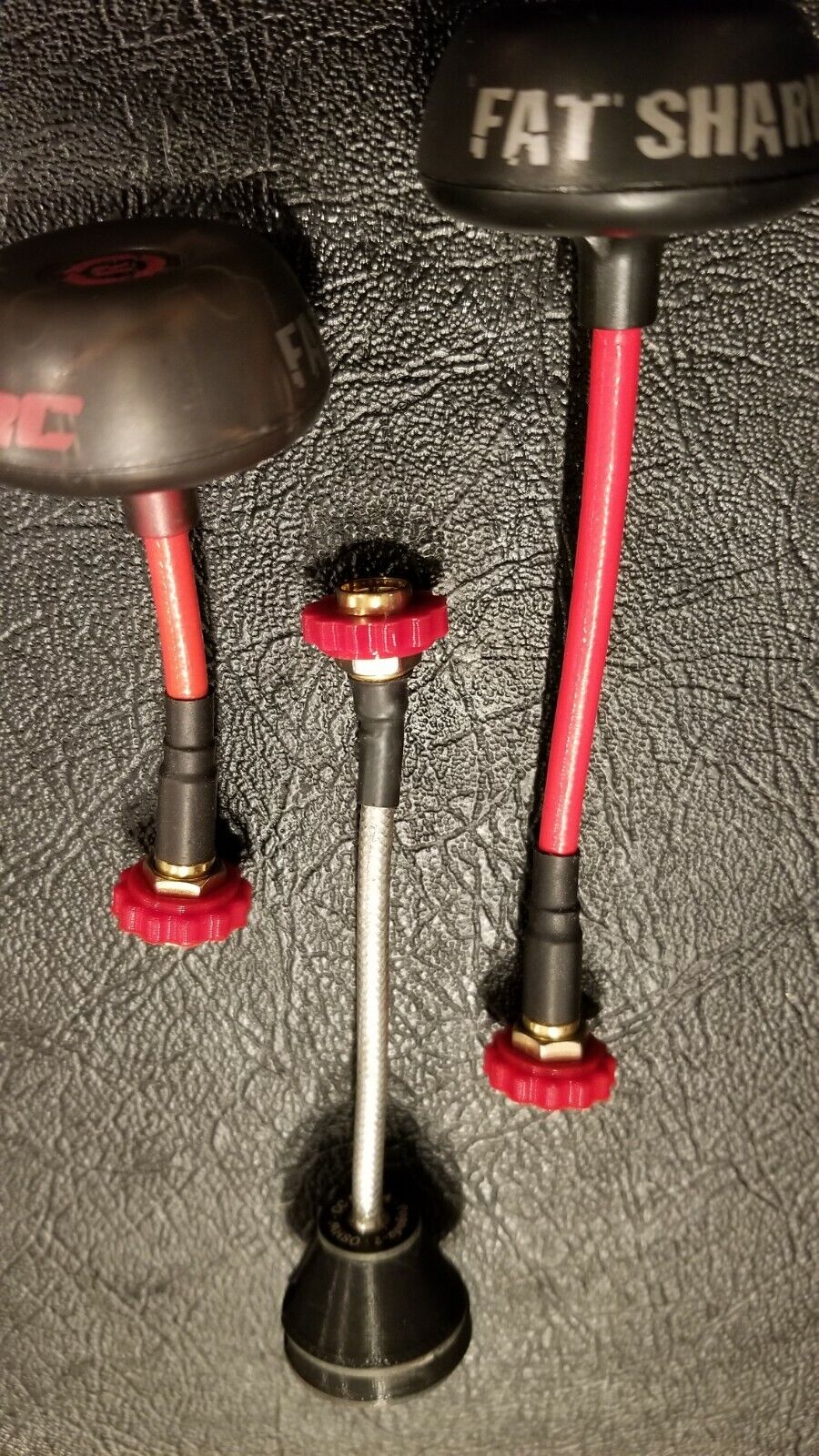 5 Piece Red SMA Connect Thumb Wrench Set