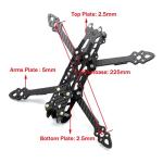 Carbon Fiber 5 inch Racing Drone Kit