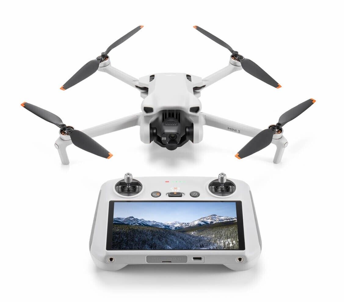 DJI Mini 3 (DJI RC) Camera Drone 4 HDR 38-min Flight Time Vertical Shooting