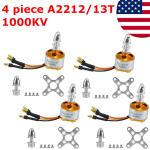 A2212 13T 1000KV Brushless Motor (4-Pack)