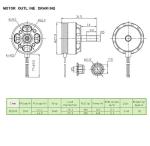 4pcs 2300KV Brushless Motors for FPV Racing