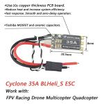 35A ESCs with BLHeli_S for FPV Drones