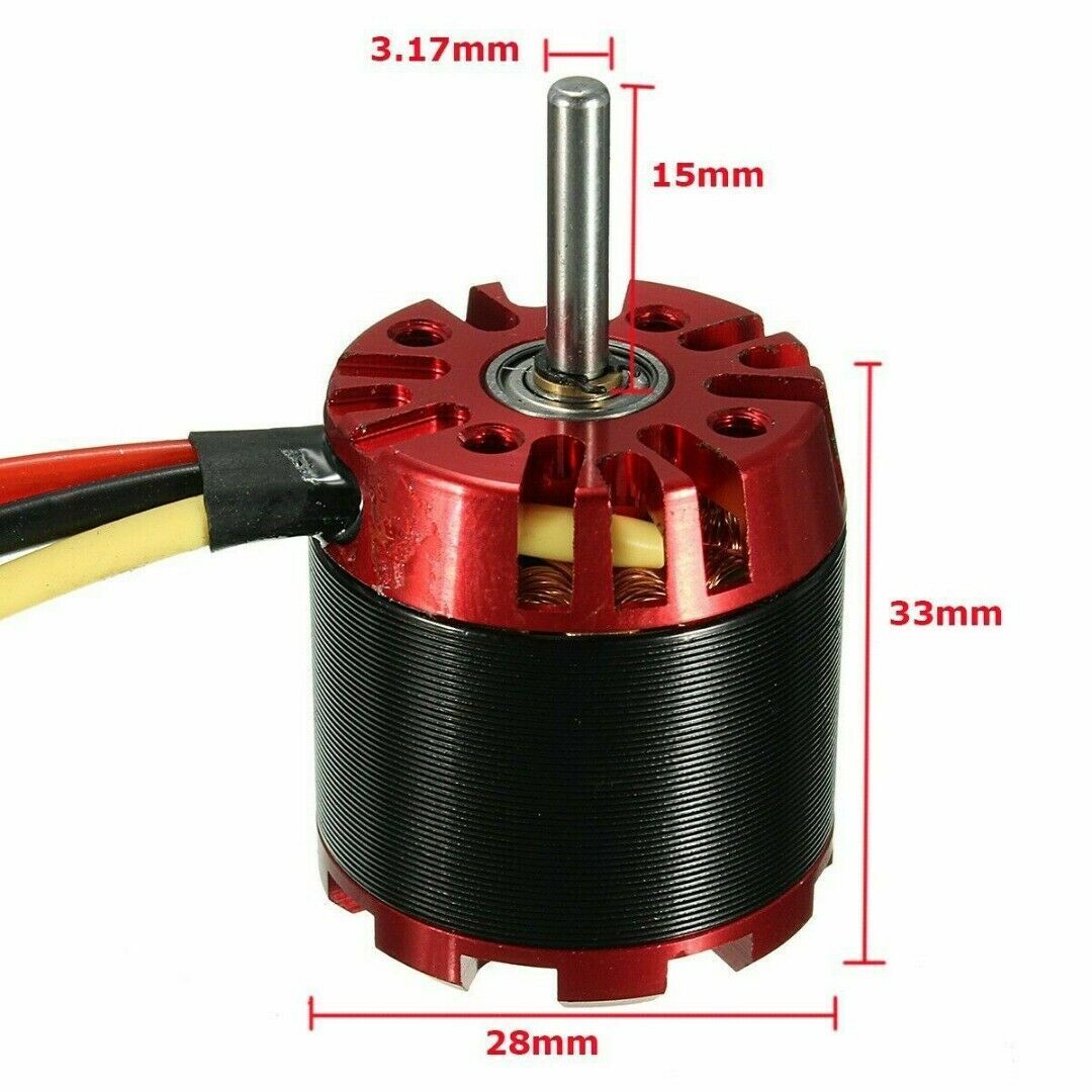 Quadcopter Brushless Motor - 1000KV N2830 270W