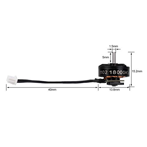 1102 18000KV Motors for Micro FPV Drones