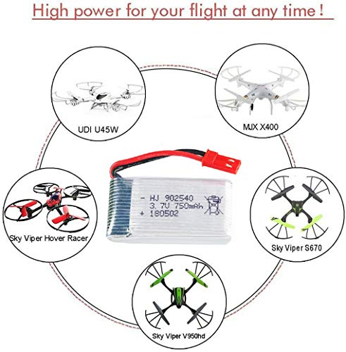 Yangers 750mAh Lipo Battery with Charger for Drones