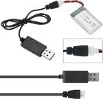 650mAh LiPo Battery + USB Charger for Syma X5 Drone