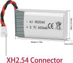 650mAh LiPo Battery + USB Charger for Syma X5 Drone