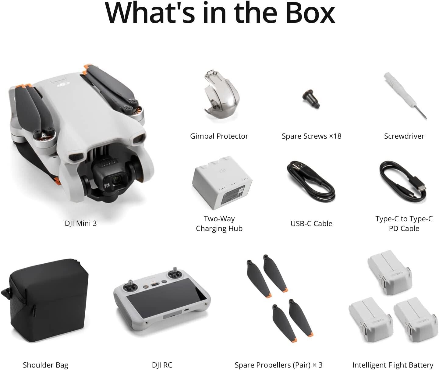DJI Mini 3 Fly More Combo Drone
