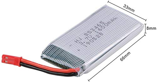 Yangers 2-pack drone battery set with charger