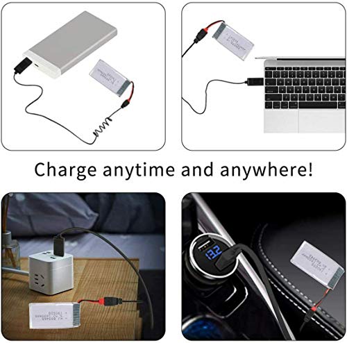 Yangers 2-pack drone battery set with charger